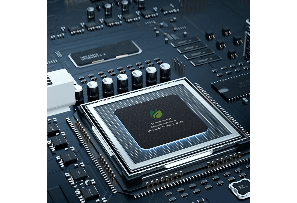 Απεικονίζεται τσιπ του κλιματιστικού.